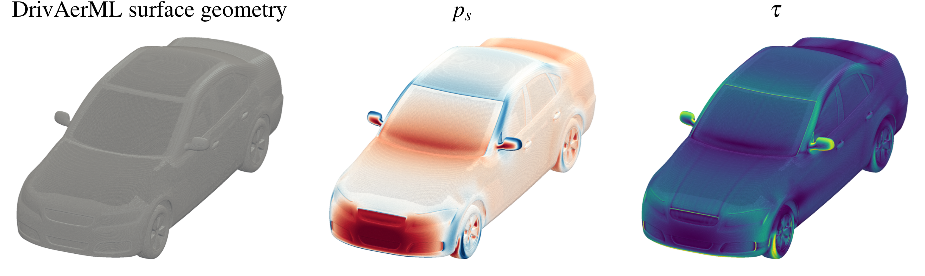 DrivAerML: surface geometry, pressure, and wall shear on the 8.2M-cell surface